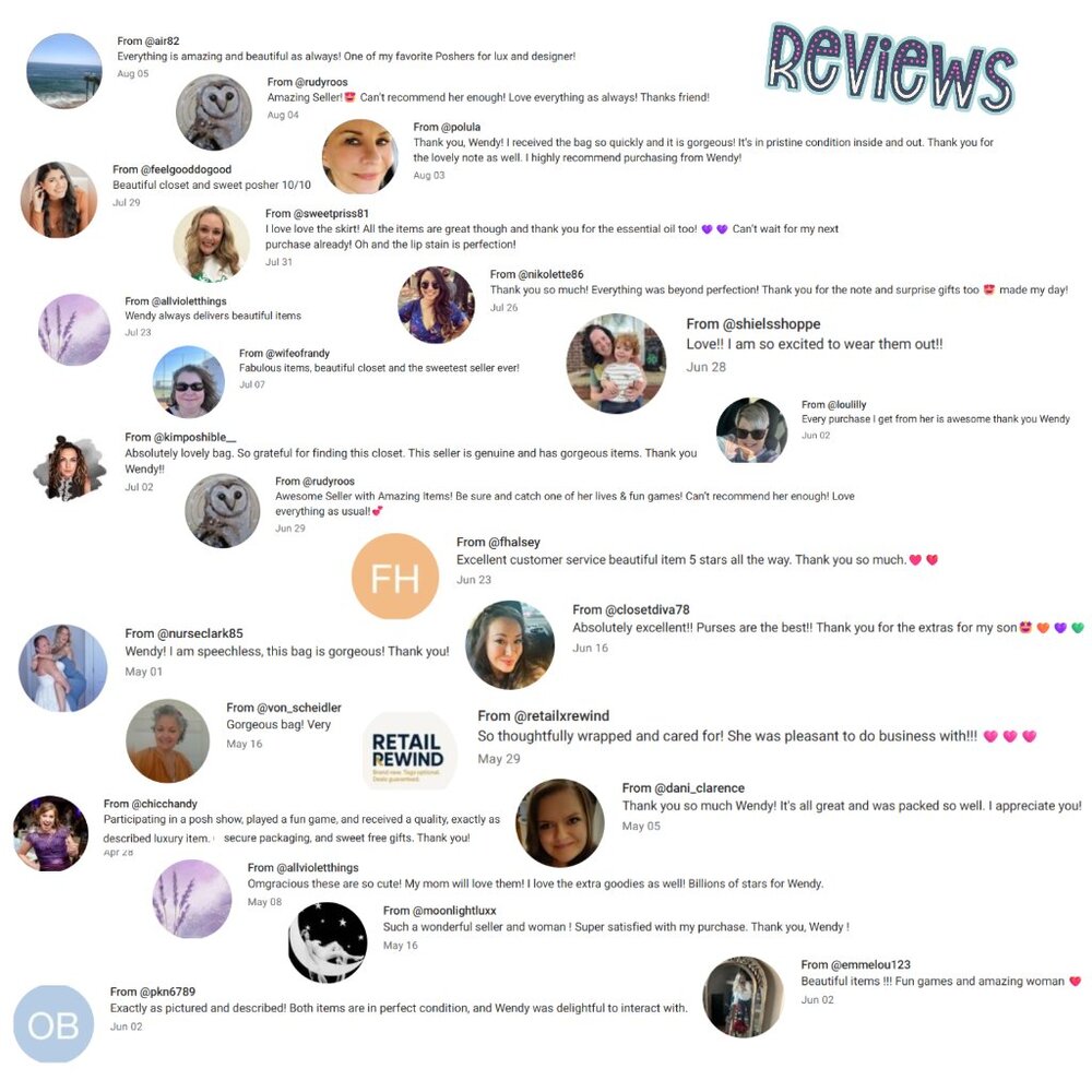 WENDY'S LUXE LIST: HANDBAG MUST-HAVES (Live Show Flyer) - Picture 8 of 12